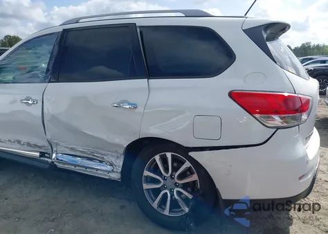 2015 Nissan Pathfinder Sl из США, поврежденный, VIN 5N1AR2MN1FC683292